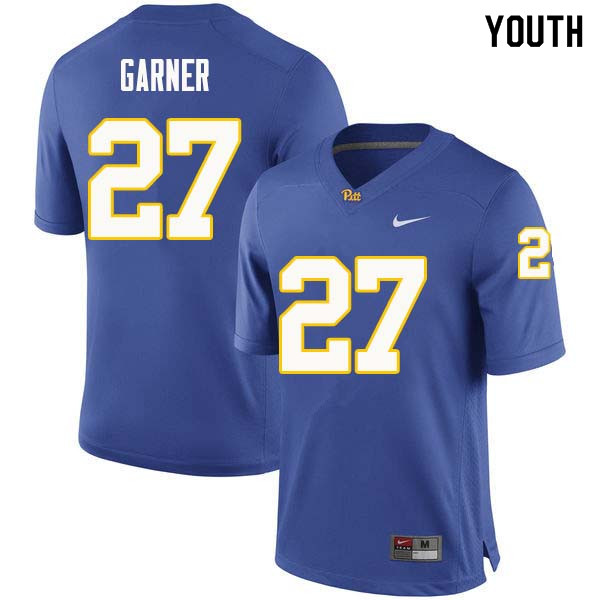 Youth #27 Bricen Garner Pittsburgh Panthers College Football Jerseys Sale-Royal